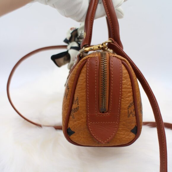 MCM Mini Boston Bandoulière - Picture 13 of 16